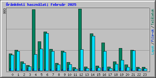 �r�nk�nti haszn�lat: Febru�r 2025